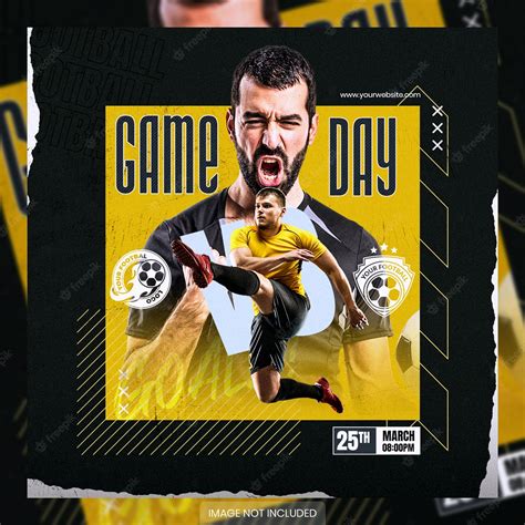 Gameday Photoshop Template